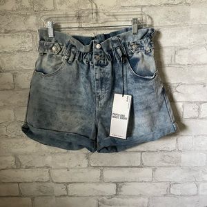Almost Famous Paper bag Jean shorts size L